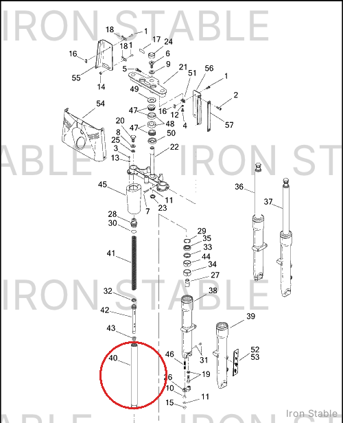 Harley-Davidson Stanchion Tube