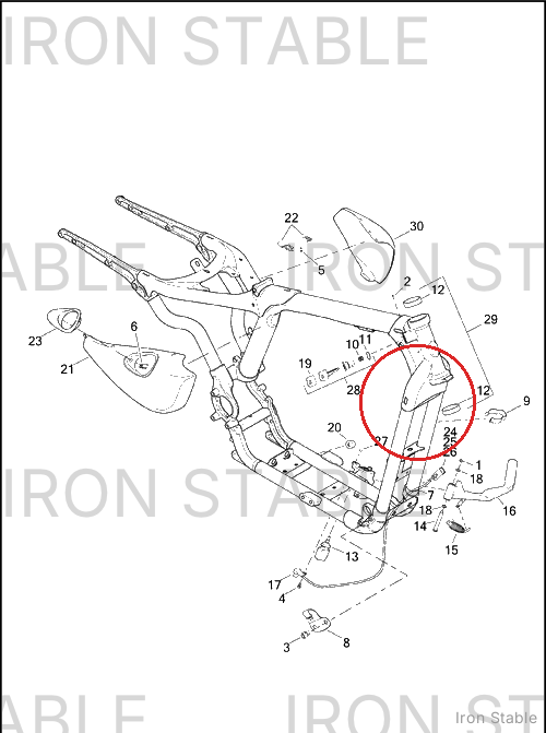 Harley-Davidson Kit, Frm, Service