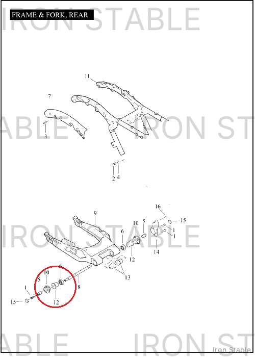 Harley-Davidson Cover, Lh-Frame