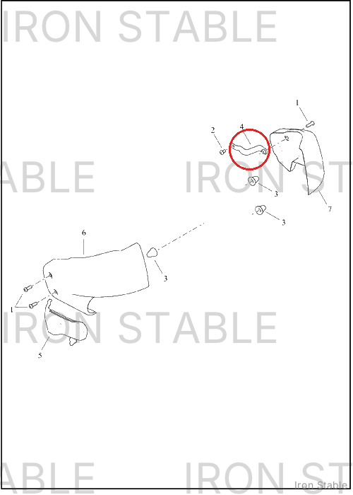 Harley-Davidson Frame Sub-Component, Bracket, Lh, Sideco
