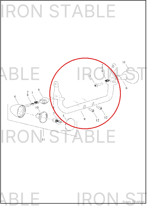 Harley-Davidson Bracket, Fr Fair Sprt, Lower