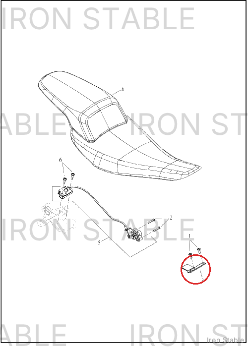 Harley-Davidson Bracket, Chas Struct Mounting, Mounting Brack