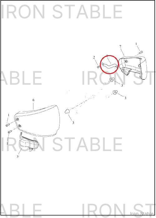 Harley-Davidson Frame Sub-Component, Bracket, Lh, Sdcvr, 