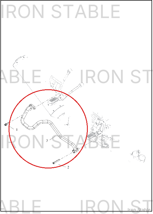 Harley-Davidson Chassis Struct Misc Component, Exha