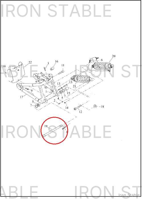 Harley-Davidson Shaft, Swgarm Pvt, Wide