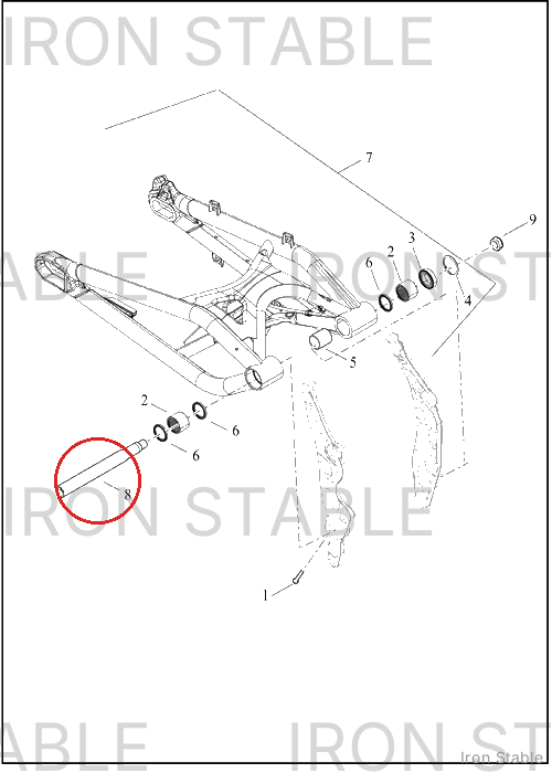 Harley-Davidson Shaft, Swgarm Pvt, X