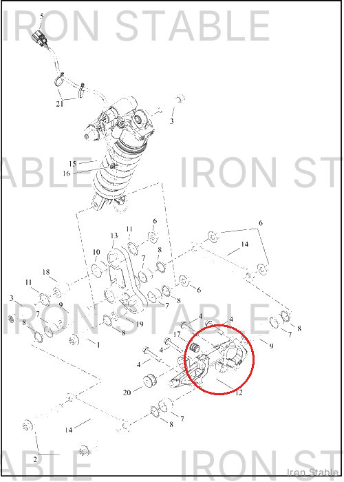 Harley-Davidson Mount Block, Swgarm, Link To Cra