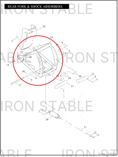 Harley-Davidson Fork, Fr Tlscp, X
