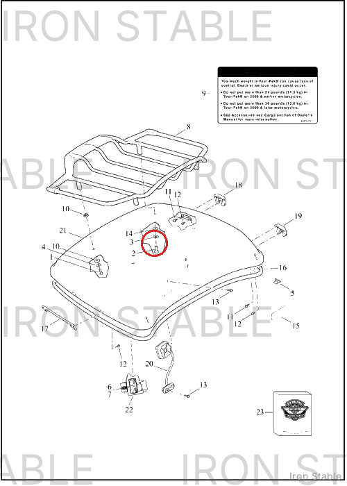 Harley-Davidson Screw, Hex Hd, Hollow/Lock