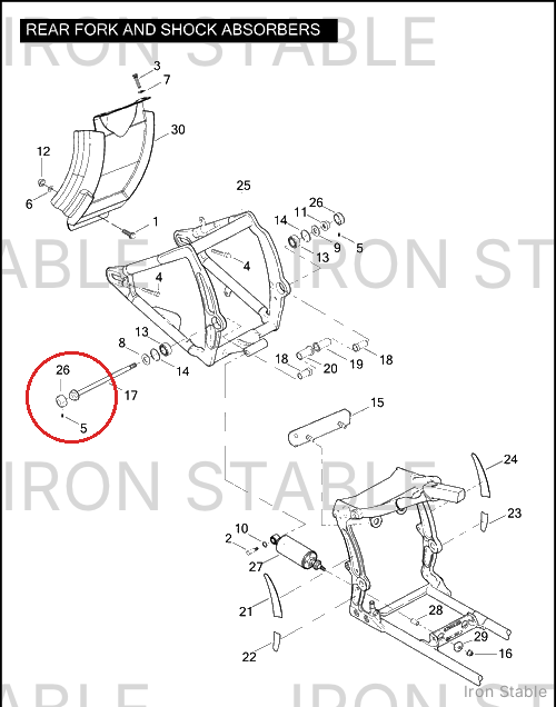 Harley-Davidson Cover, Lh-Side/Pivot Shaft