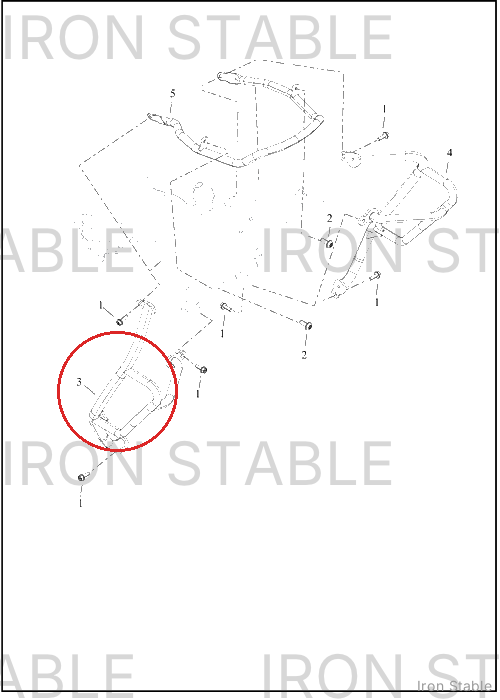 Harley-Davidson Guard, Engn, Assembly, Right