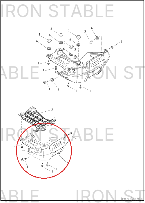 Harley-Davidson Plate, Skid, Engine Protection