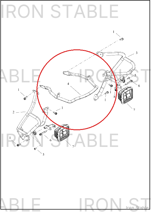 Harley-Davidson Guard, Engn, Bar, Light