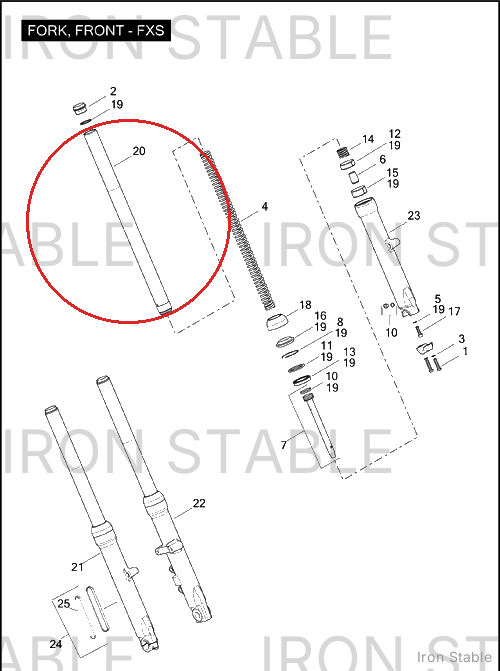 Harley-Davidson Fork Tube