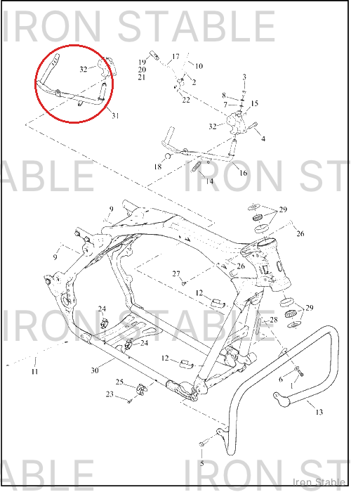 Harley-Davidson Weldment-Jiffystand Leg