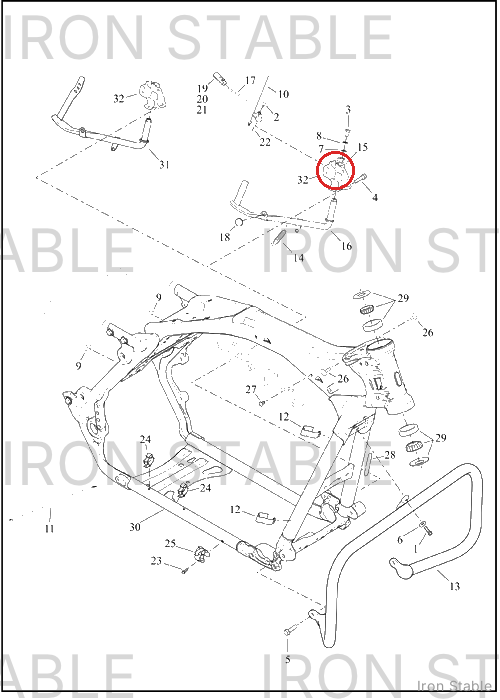 Harley-Davidson Bracket, Sidestand