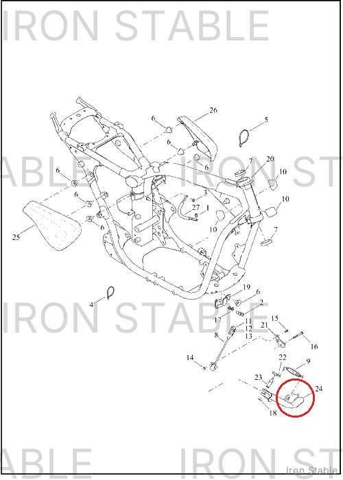 Harley-Davidson S-Stnd Assembly