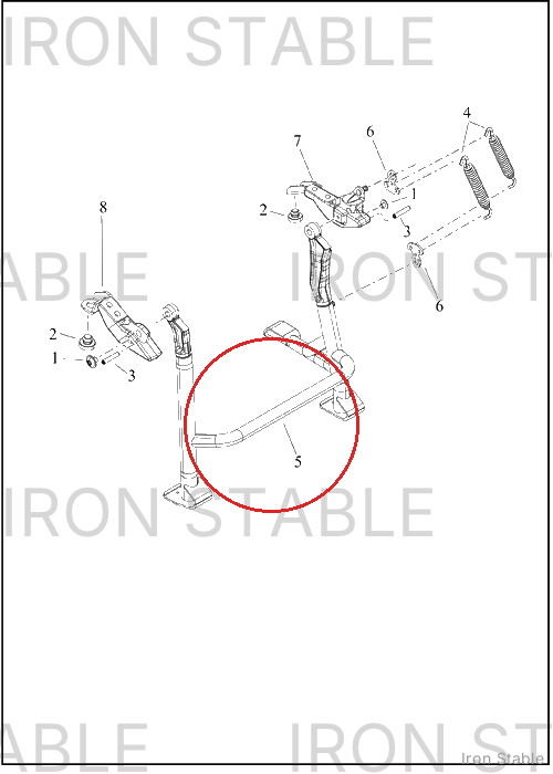 Harley-Davidson S-Stnd Assembly, Centerstand
