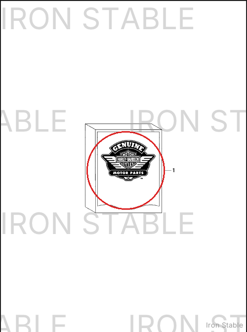 Harley-Davidson Frame Insert, Lh-Footpeg, Psngr