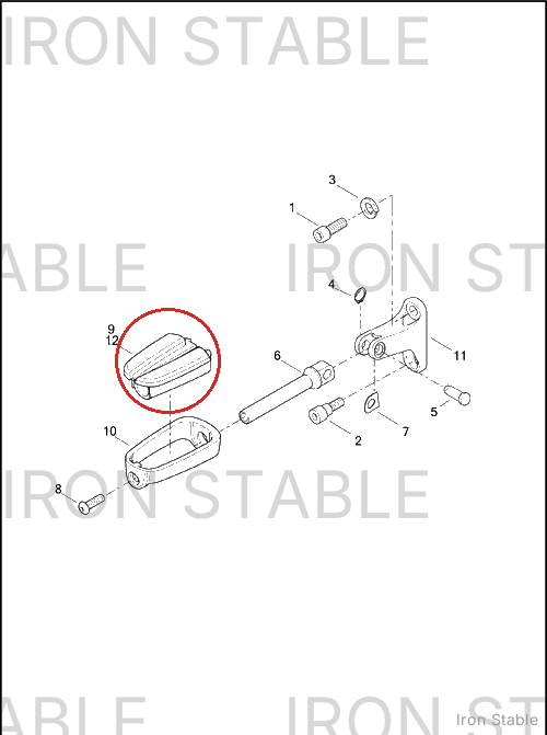 Harley-Davidson Footpeg Assembly, Psngr, Lh