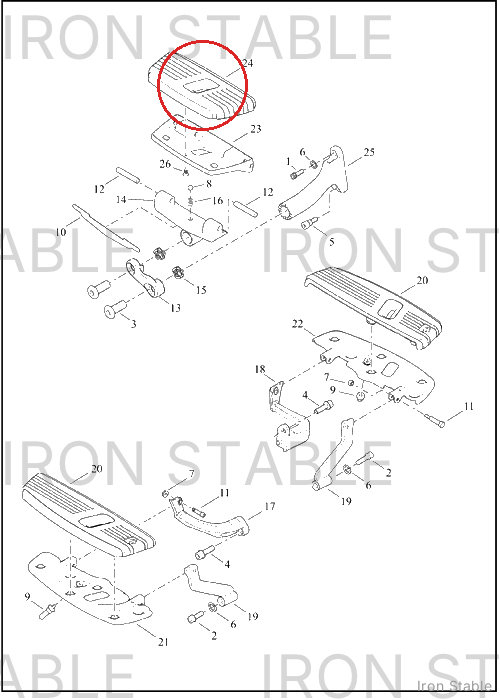 Harley-Davidson Ftbrd, Assembly, Lh, Passenger, Satin Chrome