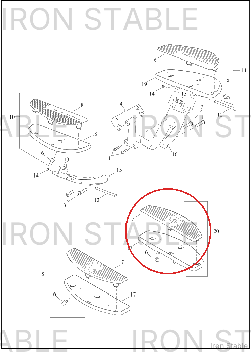Harley-Davidson Ftbrd, Assembly, Chrome, Lh