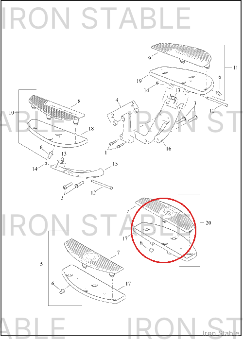 Harley-Davidson Ftbrd, Bottom, Chrome