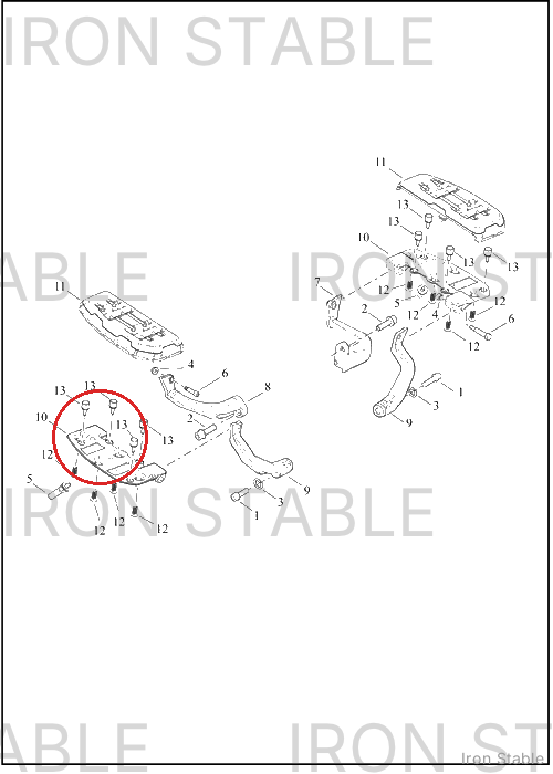 Harley-Davidson Ftbrd, Support Plate, Rh