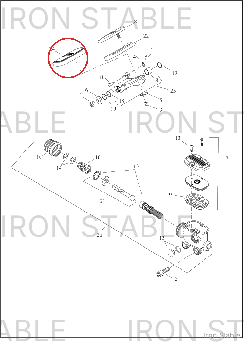 Harley-Davidson Guard, Heel Pad, Brakepedal