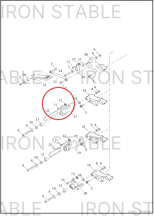 Harley-Davidson Sub-Assembly, Brake Pdl, Footbrake, Bl