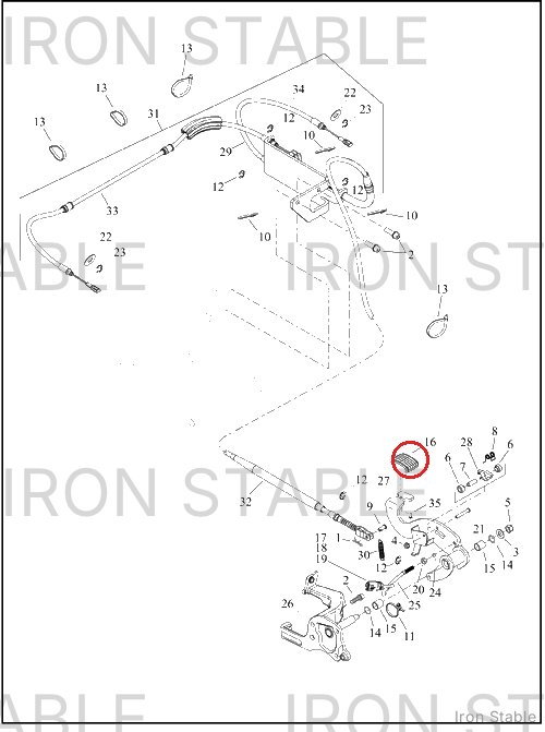 Harley-Davidson Kit, Brake Pdl, Prkg, Svce, Sschrm