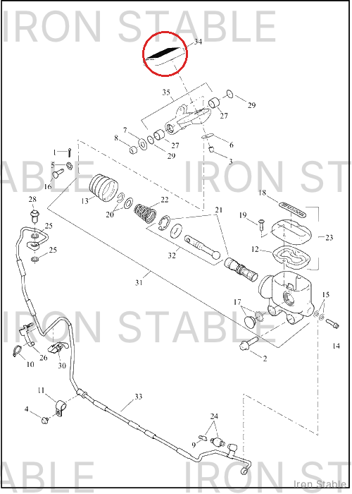 Harley-Davidson Pedal, Brake, Assembly, Lrg, Adversary, B