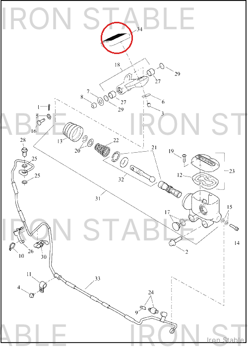 Harley-Davidson Pedal, Brake, Assembly, Lrg, Adversary, C