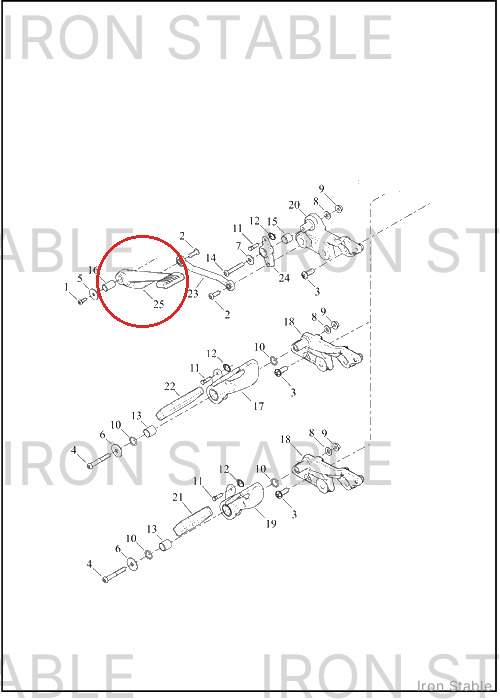 Harley-Davidson Pedal, Brake, Footbrake, Assembly