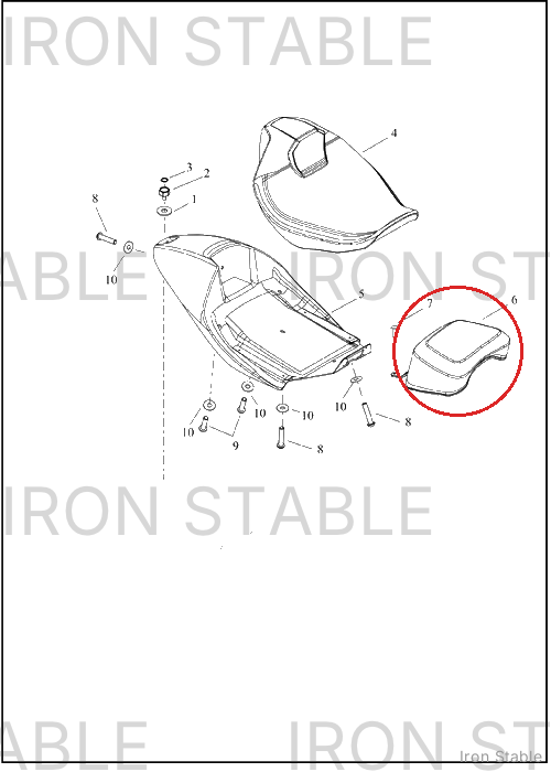 Harley-Davidson Rider Intfc Misc Component, Pommel