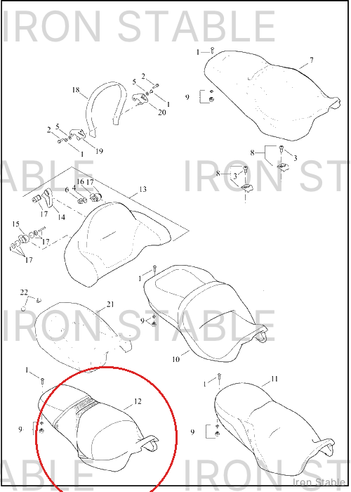 Harley-Davidson Seat(Hdi)