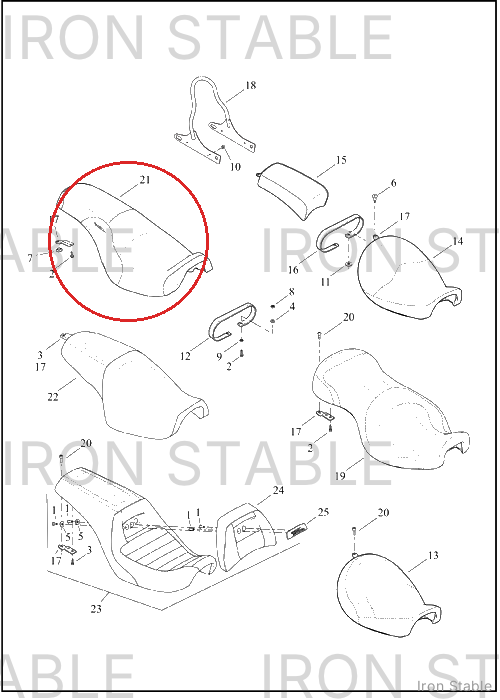 Harley-Davidson Seat Asm