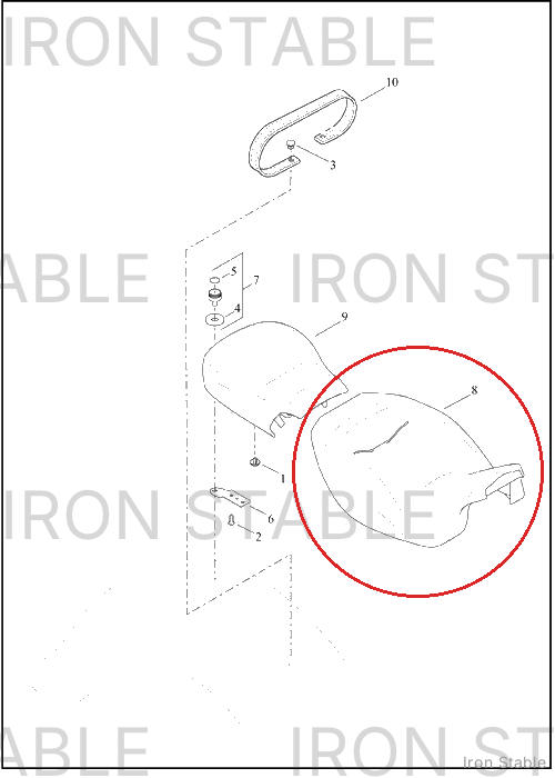 Harley-Davidson Seat, Rdr/Full, Assembly