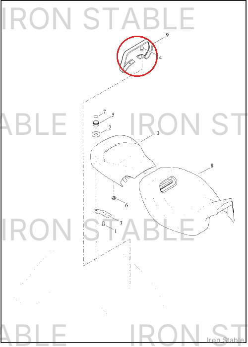 Harley-Davidson Seat, Rdr/Full, Assembly