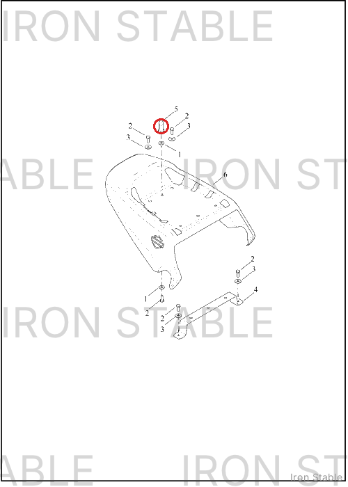 Harley-Davidson Support Struct, Seat, Post