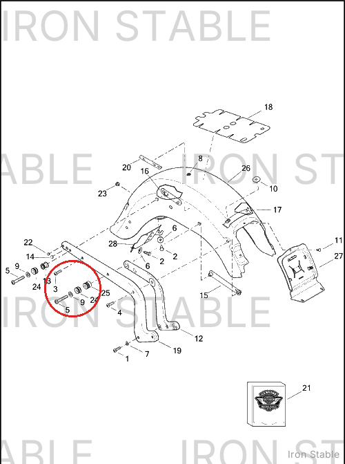 Harley-Davidson Docking Point, Detach Saddlebag