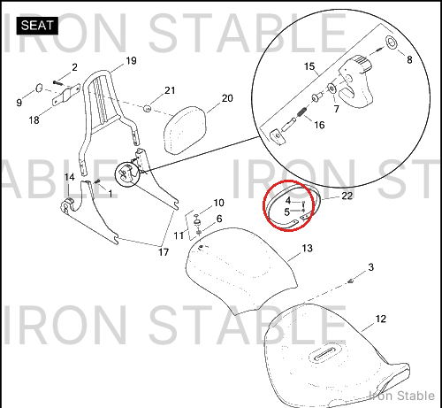 Harley-Davidson Grabstrap, Psngr