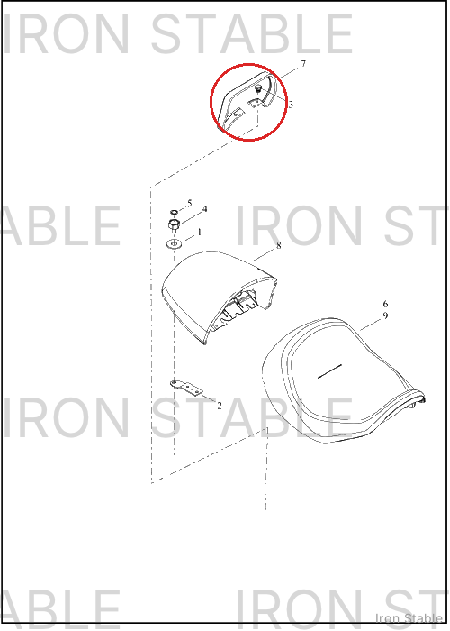 Harley-Davidson Handle, Passenger Grab, 2-Pc-2-Up