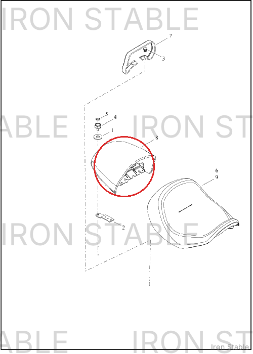 Harley-Davidson Seat, Passenger, Pillion