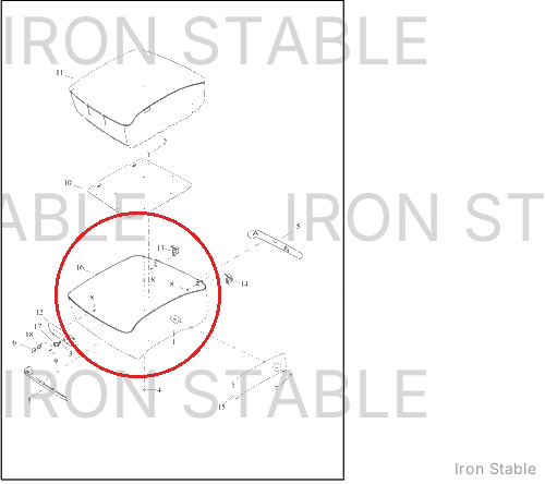 Harley-Davidson Blank-Bottom, T-Pak