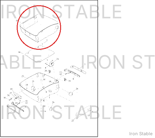 Harley-Davidson Liner, T-Pak Bottom