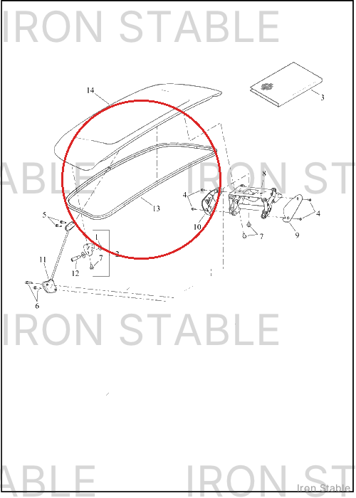 Harley-Davidson Seal, Trunk Door