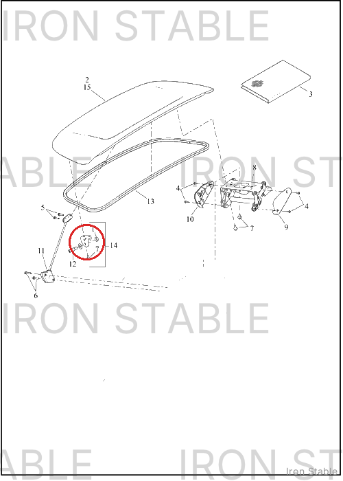 Harley-Davidson Striker, Latch Assembly