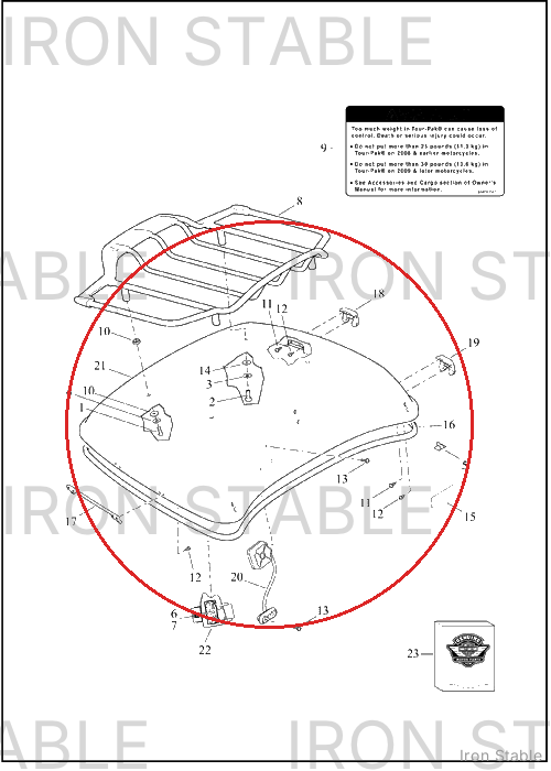 Harley-Davidson Kit, T-Pak, Cover, Svce, Sld