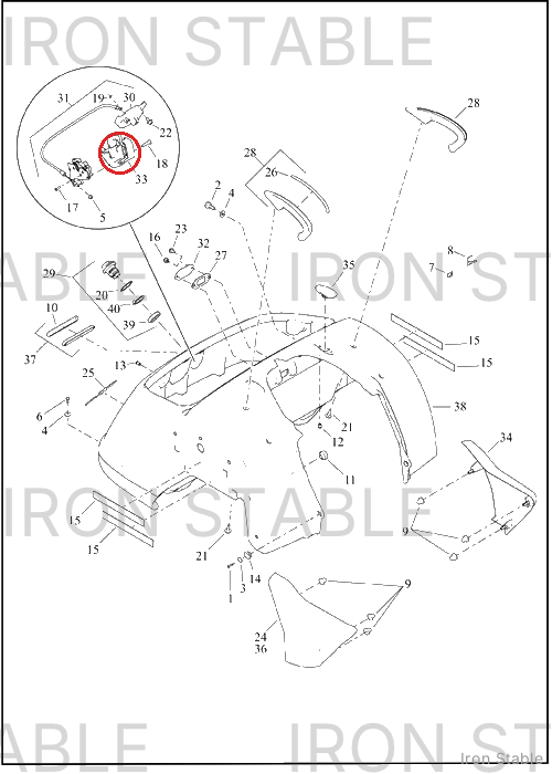 Harley-Davidson Latch Cover